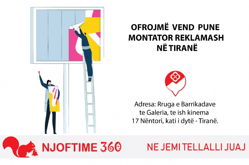 pune per montator reklamash te Pazari i Ri, pune per montator reklamash ...