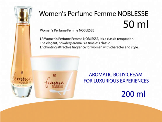 Set Pafrum Femme NOBLESSE  Women's Perfume nga Lr Health Beauty Sistem Albania , Neta